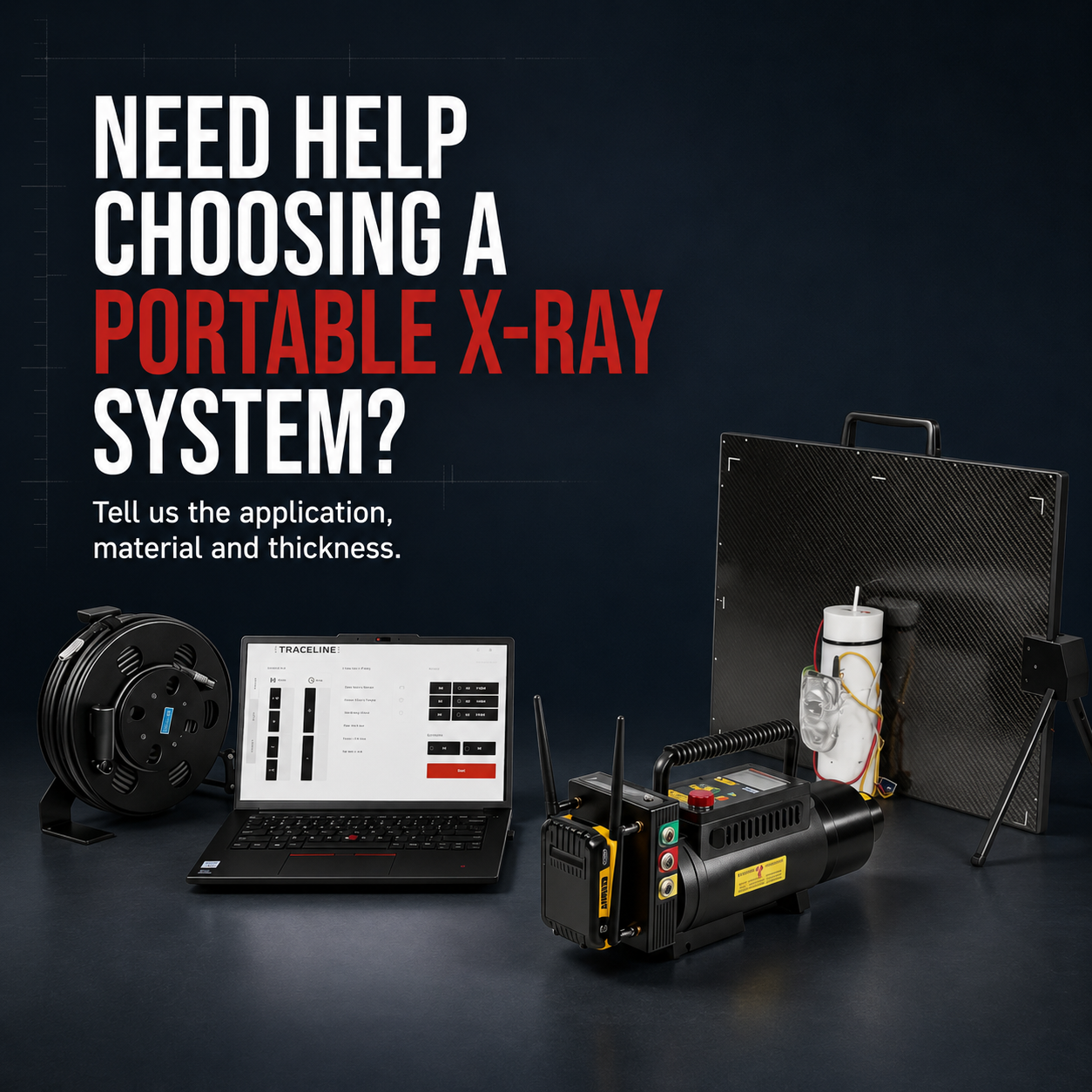 TRACELINE™ PX3-S Portable X-Ray System for EOD & Security Inspection