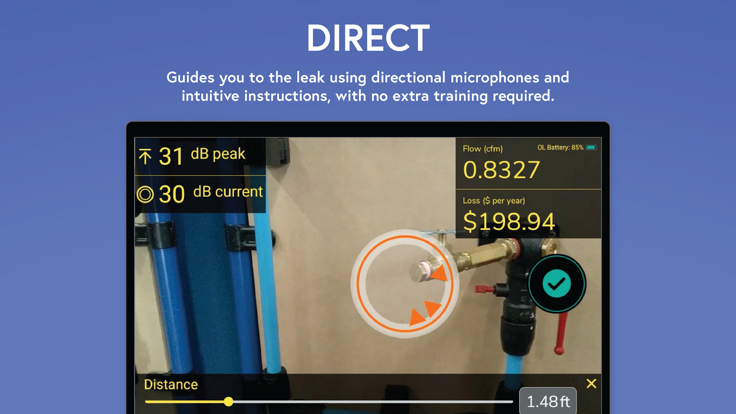 Prosaris OL2 Ultrasonic Leak Locator