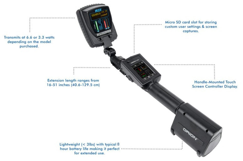 REI|ORION® 2.4 HX Non-Linear Junction Detector (TSCM)Counter Surveillance